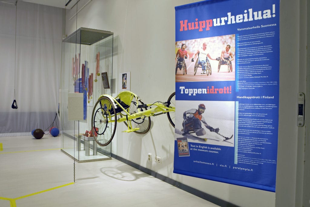 2009_Huippurheilua Urheilumuseon näyttely HUIPPurheilua – vammaisurheilu Suomessa 2009