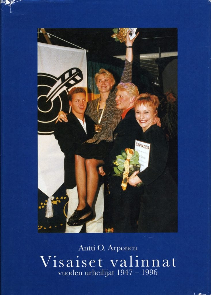 ums017_Visaiset-valinnat Urheilumuseosäätiön julkaisusarja: Visaiset valinnat. Vuoden urheilijat 1947-1996