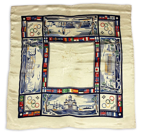 helsinki-1940_Cloth 2 Helsinki Olympic Games 1940 Cloth The Sports Museum of Finland