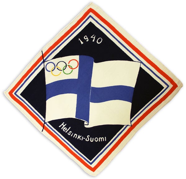 helsinki-1940_Cloth 4 Helsinki Olympic Games 1940 Cloth The Sports Museum of Finland