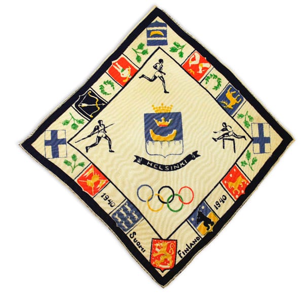 helsinki-1940_Cloth 8 Helsinki Olympic Games 1940 Cloth The Sports Museum of Finland