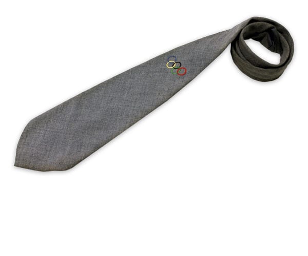 helsinki-1940_Olympic necktie 3 Helsinki Olympic Games 1940 Olympic necktie The Sports Museum of Finland