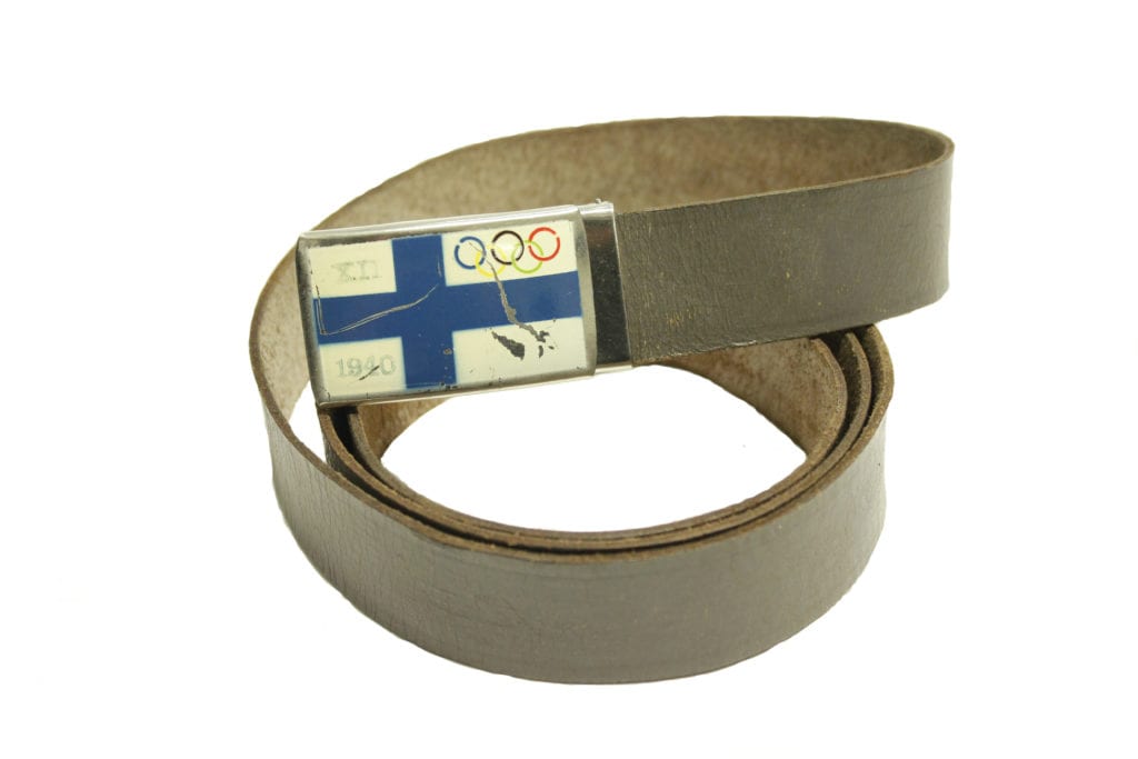helsinki-1940_Matchbox Helsinki Olympic Games 1940 Belt The Sports Museum of Finland