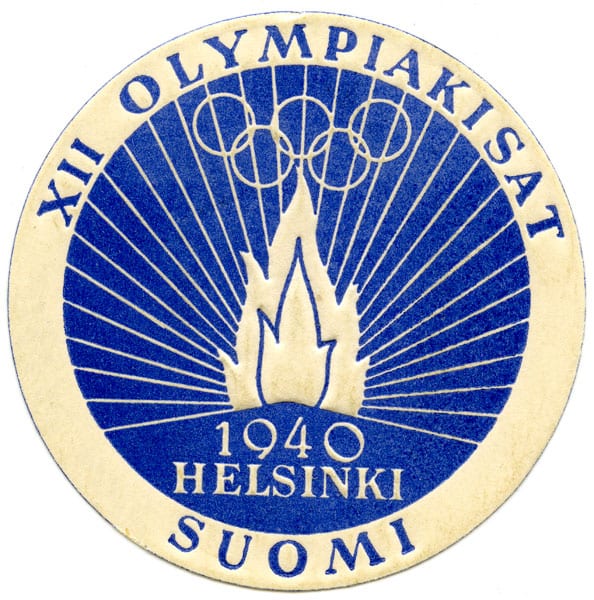 helsinki-1940_Letter sealing stamp 2 Helsinki Olympic Games 1940 Letter sealing stamp The Sports Museum of Finland