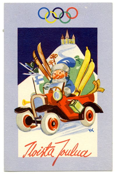 helsinki-1940_Postcard 3 Helsinki Olympic Games 1940 Postcard The Sports Museum of Finland