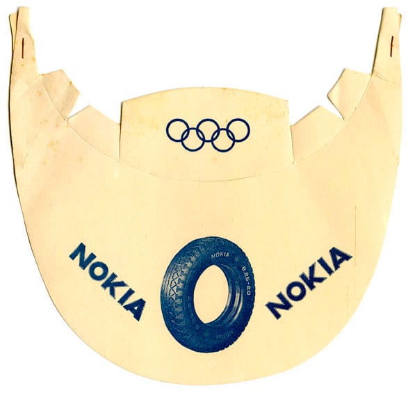 helsinki-1952_sun visor1 Helsinki Olympic Games 1952 Sun visor The Sports Museum of Finland