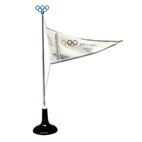 helsinki-1952_ miniature pennant Helsinki Olympic Games 1952 Miniature pennant The Sports Museum of Finland