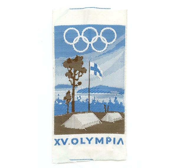 helsinki-1952_olympic camping badge Helsinki Olympic Games 1952 Olympic camping badge The Sports Museum of Finland