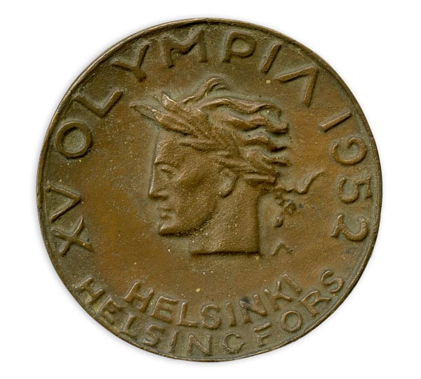 helsinki-1952_Olympic commemorative medal 2 Helsinki Olympic Games 1952 Olympic commemorative medal The Sports Museum of Finland