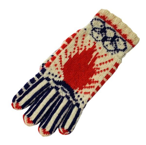 helsinki-1952_Wool glove Helsinki Olympic Games 1952 Wool glove The Sports Museum of Finland