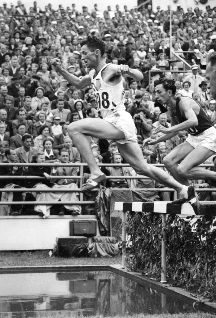 Horace Ashenfelter of the USA and Vladimir Kazantsev of the USSR Horace Ashenfelter of the USA and Vladimir Kazantsev of the USSR