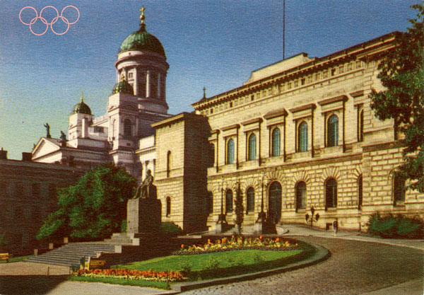 helsinki-1952_Postcard (Bank of Finland)